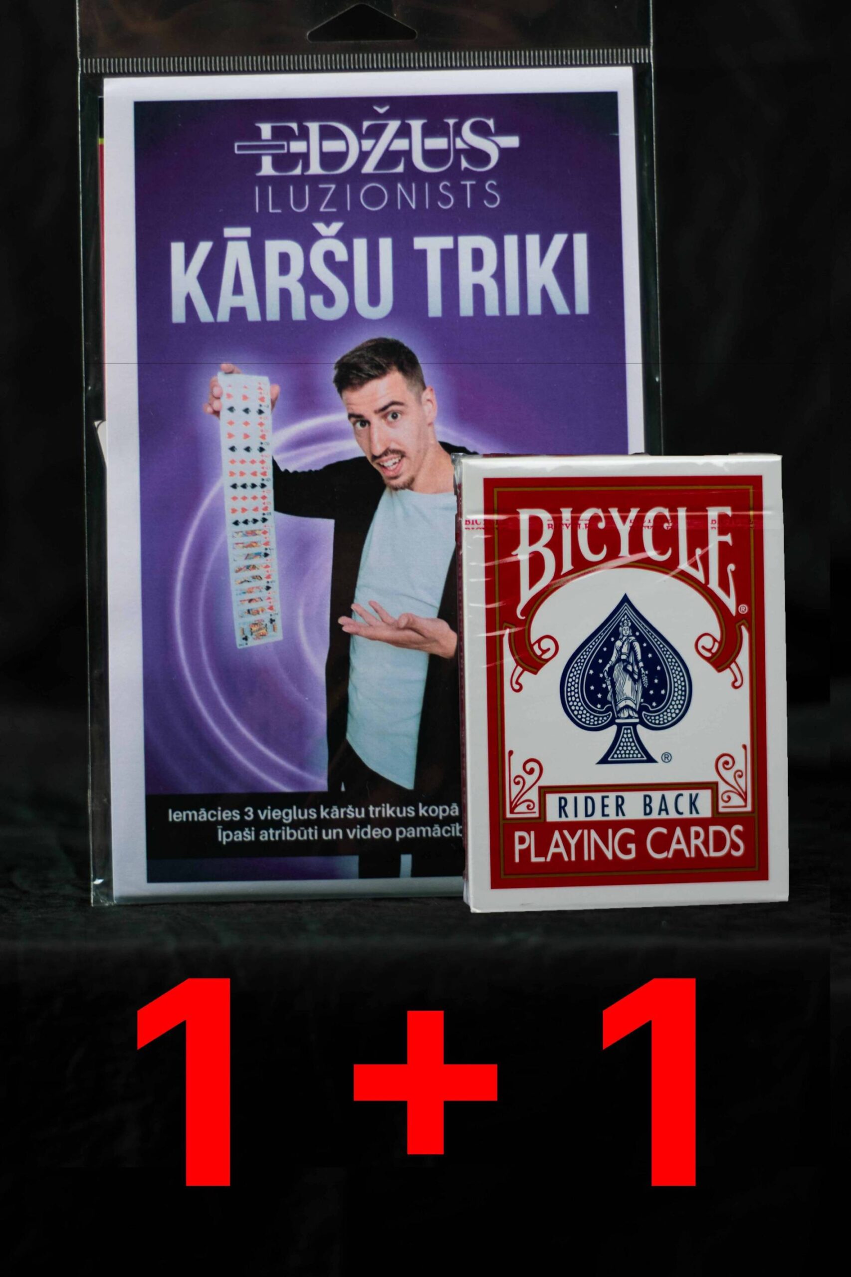 Kāršu triku komplekts + Bicycle kārtis
